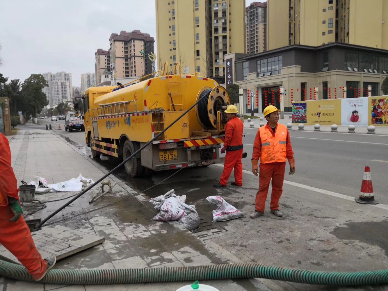 磴口排污管道清淤-管道清洗